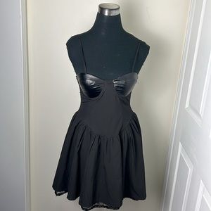 Revolve Toby Heart Ginger Bustier Barbie Doll Skater Dress Size 4